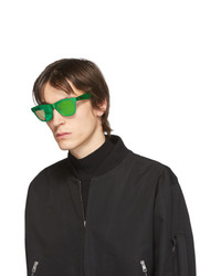 Bottega Veneta Green Aluminum Sunglasses