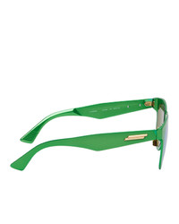 Bottega Veneta Green D Frame Sunglasses