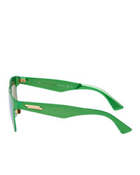 Bottega Veneta Green D Frame Sunglasses