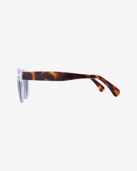 Illesteva Leonard Mirrored Lense Sunglasses Cleargreen