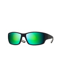 Maui Jim Local Kine 61mm Polarized Wraparound Sunglasses