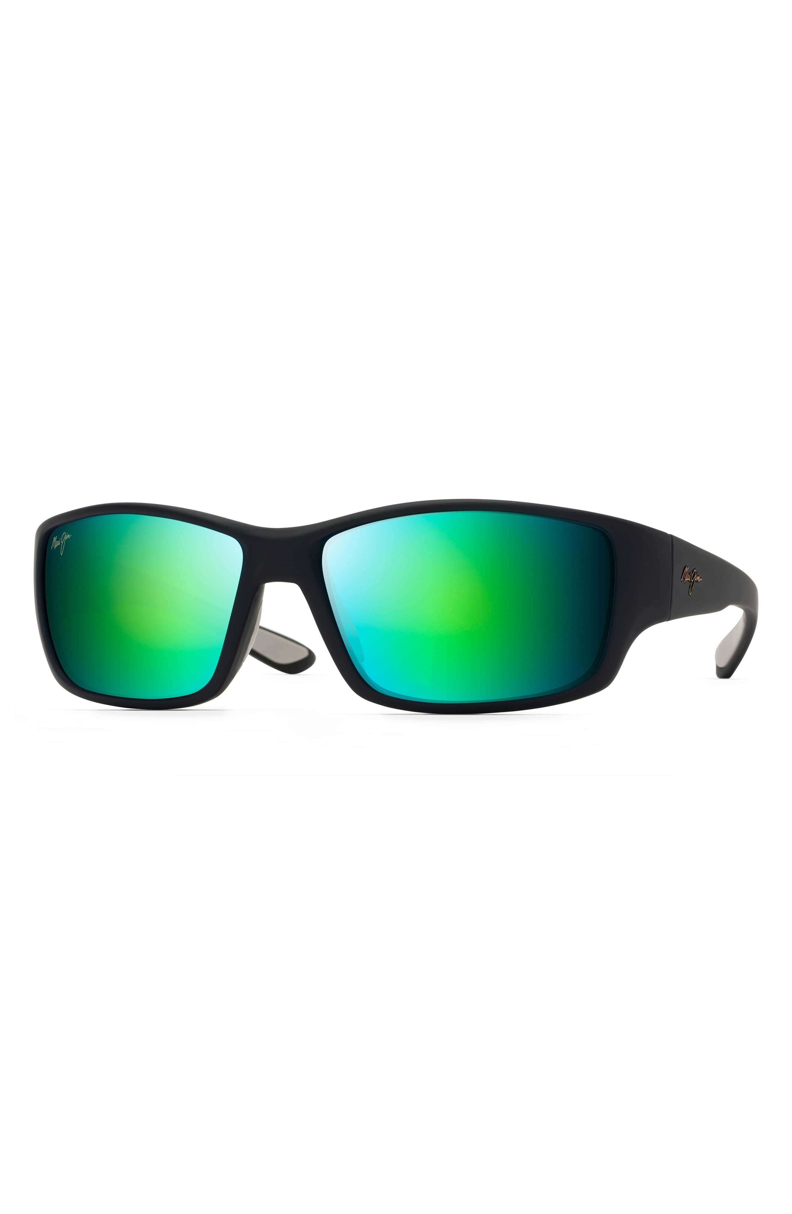 Maui Jim Local Kine 61mm Polarized Wraparound Sunglasses, $279, Nordstrom
