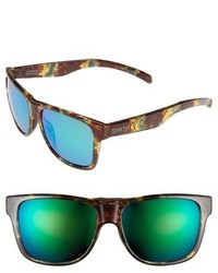 Smith Lowdown Xl 58mm Sunglasses Green Tortoise Green Sol