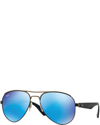 Ray-Ban Mirrored Iridescent Aviator Sunglasses