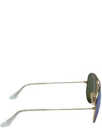 Ray-Ban Rb3025 Aviator Polarized Flash Lenses 58mm Polarized Fashion Sunglasses