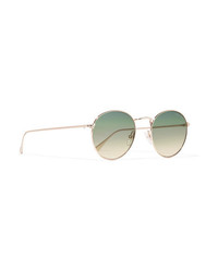 Tom Ford Round Frame Gold Tone Sunglasses
