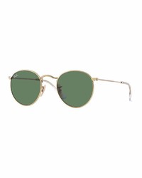 Ray-Ban Round Metal Sunglasses Green