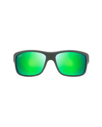 Maui Jim Southern Cross Polarizedplus2 63mm Wraparound Sunglasses