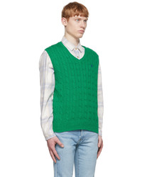 Polo Ralph Lauren Green Cotton Vest