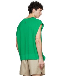 Wooyoungmi Green Wool Vest