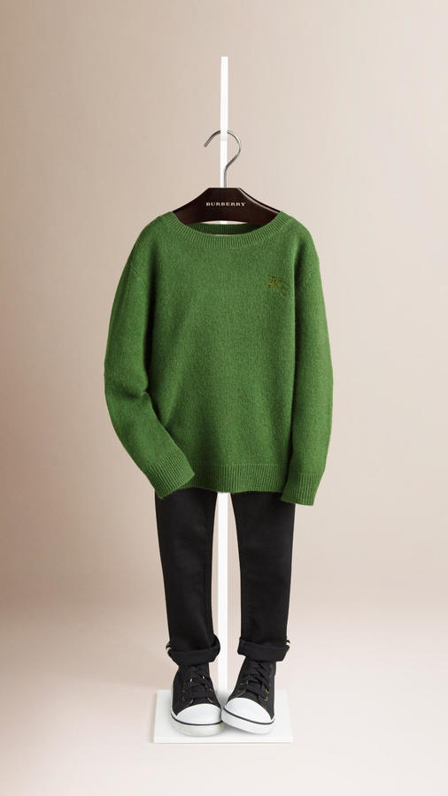 burberry green sweater