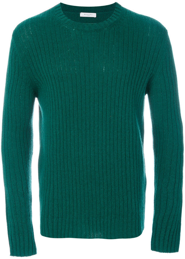 Boglioli Ribbed Sweater, $256 | farfetch.com | Lookastic