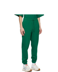 M.A. Martin Asbjorn Green Logo Track Pants