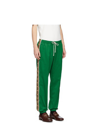 Gucci Green Technical Jersey Gg Lounge Pants