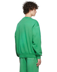 Acne Studios Green Cotton Sweatshirt