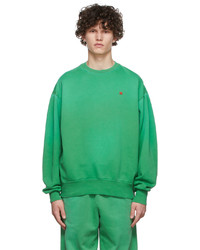 Acne Studios Green Cotton Sweatshirt
