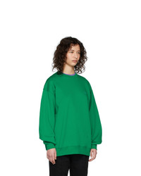 Acne Studios Green Forba Face Sweatshirt