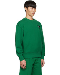 AMI Alexandre Mattiussi Green Puma Edition Sweatshirt