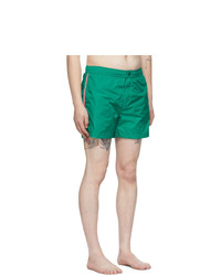 Moncler Green Boxer Mare Swim Shorts