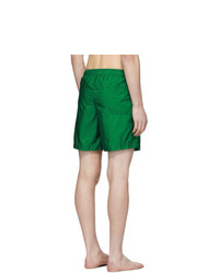Prada Green Nylon Swim Shorts