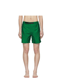 Prada Green Nylon Swim Shorts
