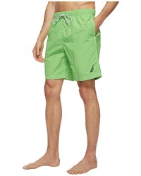 Nautica New Fashion Colors Of Anchors Solid Trunk Swimwear