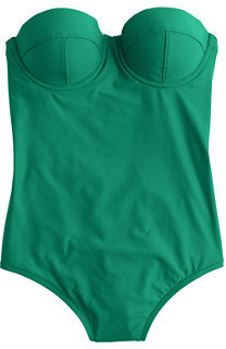 J.Crew Long Torso Underwire One Piece Swimsuit 114 J.Crew