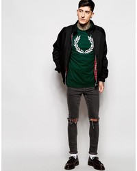 Fred Perry T Shirt With Laurel Wreath