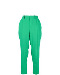 Green Tapered Pants