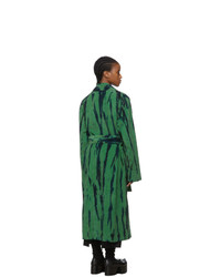 Raquel Allegra Green Cord Tie Dye Coat