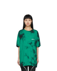 Green Tie-Dye Crew-neck T-shirt