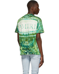 Amiri Green Cotton T Shirt