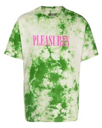 Pleasures Tie Dye Logo T Shirt