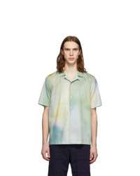 Green Tie-Dye Short Sleeve Shirt