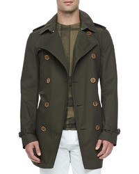 burberry trench coat mens green