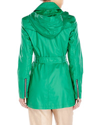 Vince Camuto Asymmetrical Coated Trench Coat
