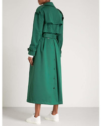 Valentino Cold Shoulder Woven Trench Coat