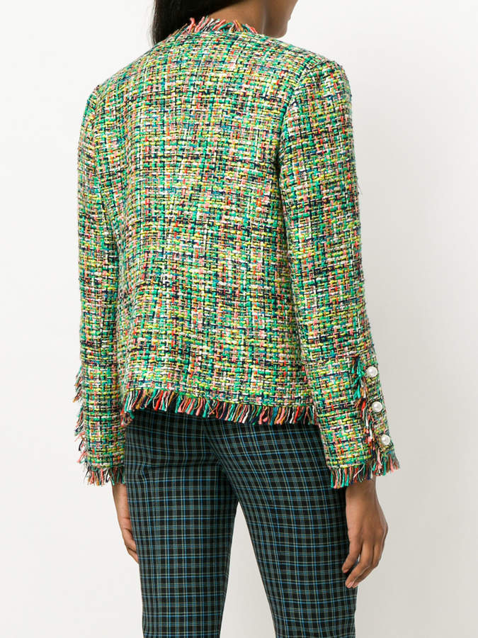Essentiel Antwerp Tweed Frayed Jacket, $370 | farfetch.com | Lookastic