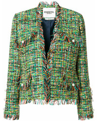 Essentiel Antwerp Tweed Frayed Jacket