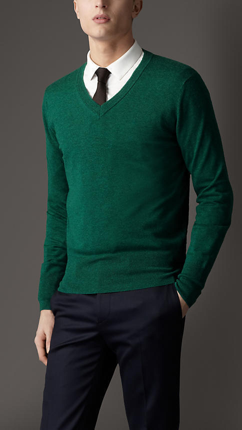 Burberry V Neck Cashmere Sweater | Where to buy & how to wear