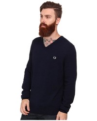 Fred Perry Classic Tipped V Neck Sweater