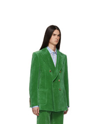 Gucci Green Velvet Blazer