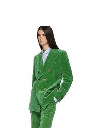 Gucci Green Velvet Blazer