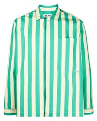 Sunnei Striped Boxy Fit Shirt