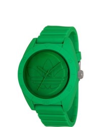 adidas Santiago Adh2788 Green Silicone Green Dial Quartz Watch