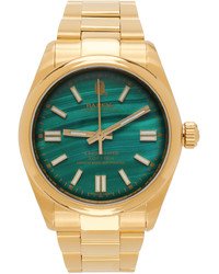 BAPE Gold Blue Classic Type 7 Watch
