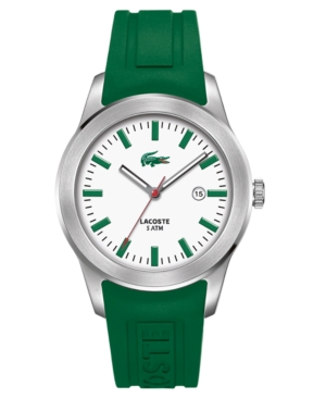 lacoste watch green strap
