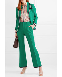 Gucci Med Stretch Cady Bootcut Pants