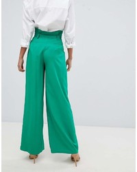 Missguided Wide Leg Paperbag Pants