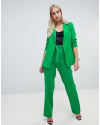 Outrageous Fortune Wide Leg Trouser With In Green